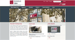 Desktop Screenshot of banque-sba.com